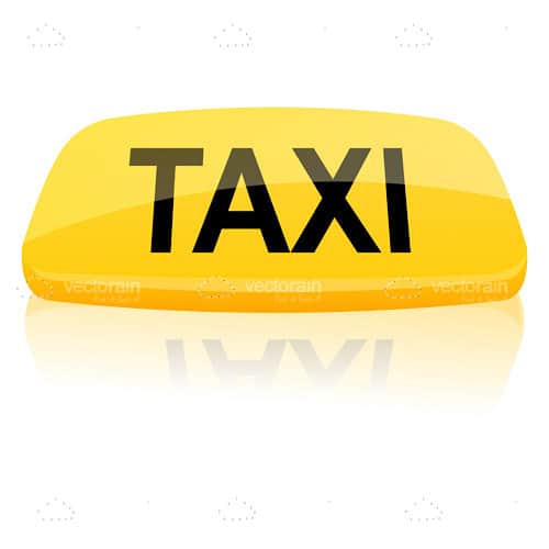 Taxi sign